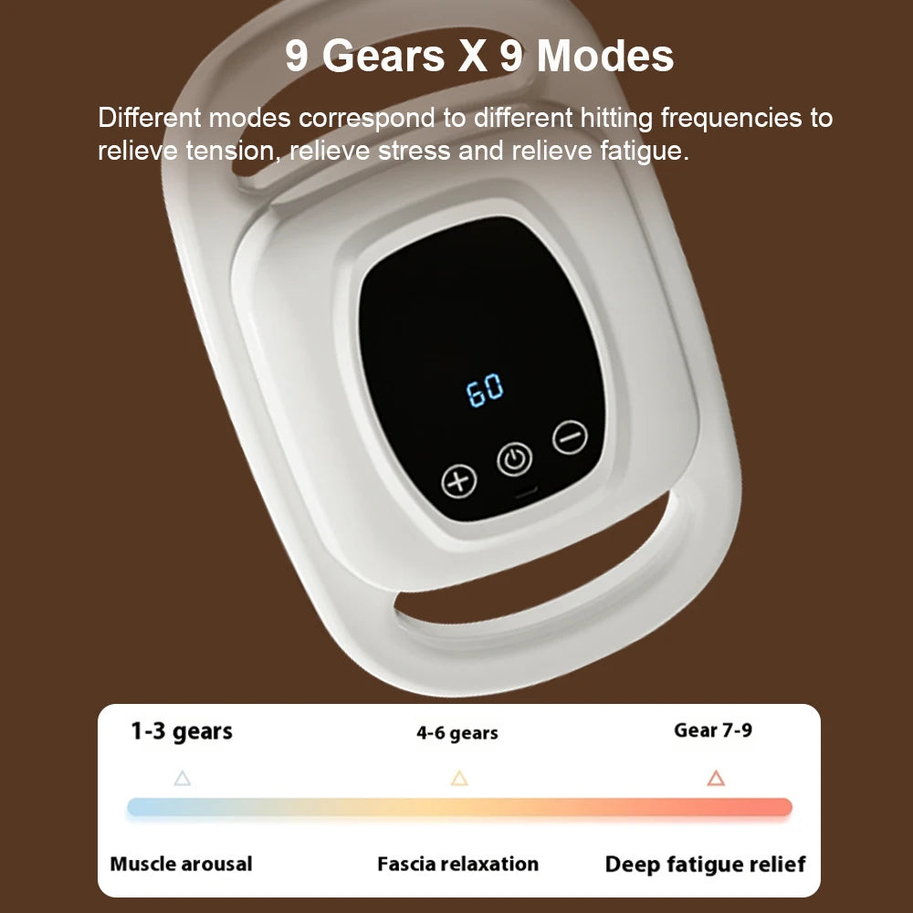 Wireless Deep Tissue Massage Gun with Six Heads - Smarsty