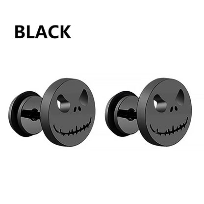 Vintage Punk Stainless Steel Stud Earrings Set for Men Women - Smarsty