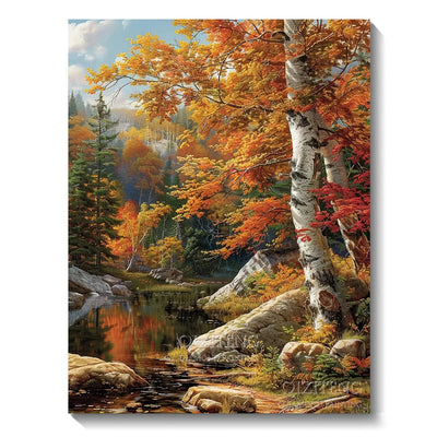 5D Diamond Art Aurora Landscape DIY Wall Decor - Smarsty