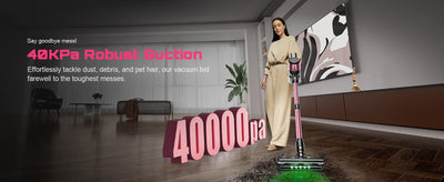 Cordless Vacuum Cleaner, 10 in 1 Stick Vacuum with 55Kpa Powerful Suction, Hose,Lightweight Rechargeable Vacuum Cleaner for Home
