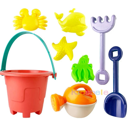 Kids Beach Toys Baby Beach Play Toys Sandbox Kit Summer Toys Beach Accessories Sand Water Game Tools Bath Toy For Baby by Smarsty