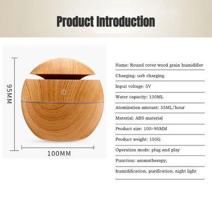 USB Essential Oil Diffuser with High Humidification Capacity - Smarsty