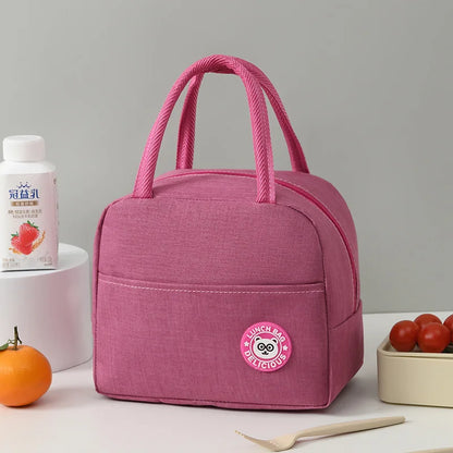 Insulated Portable Lunch Bag For Women Office Tote Compact - Smarsty