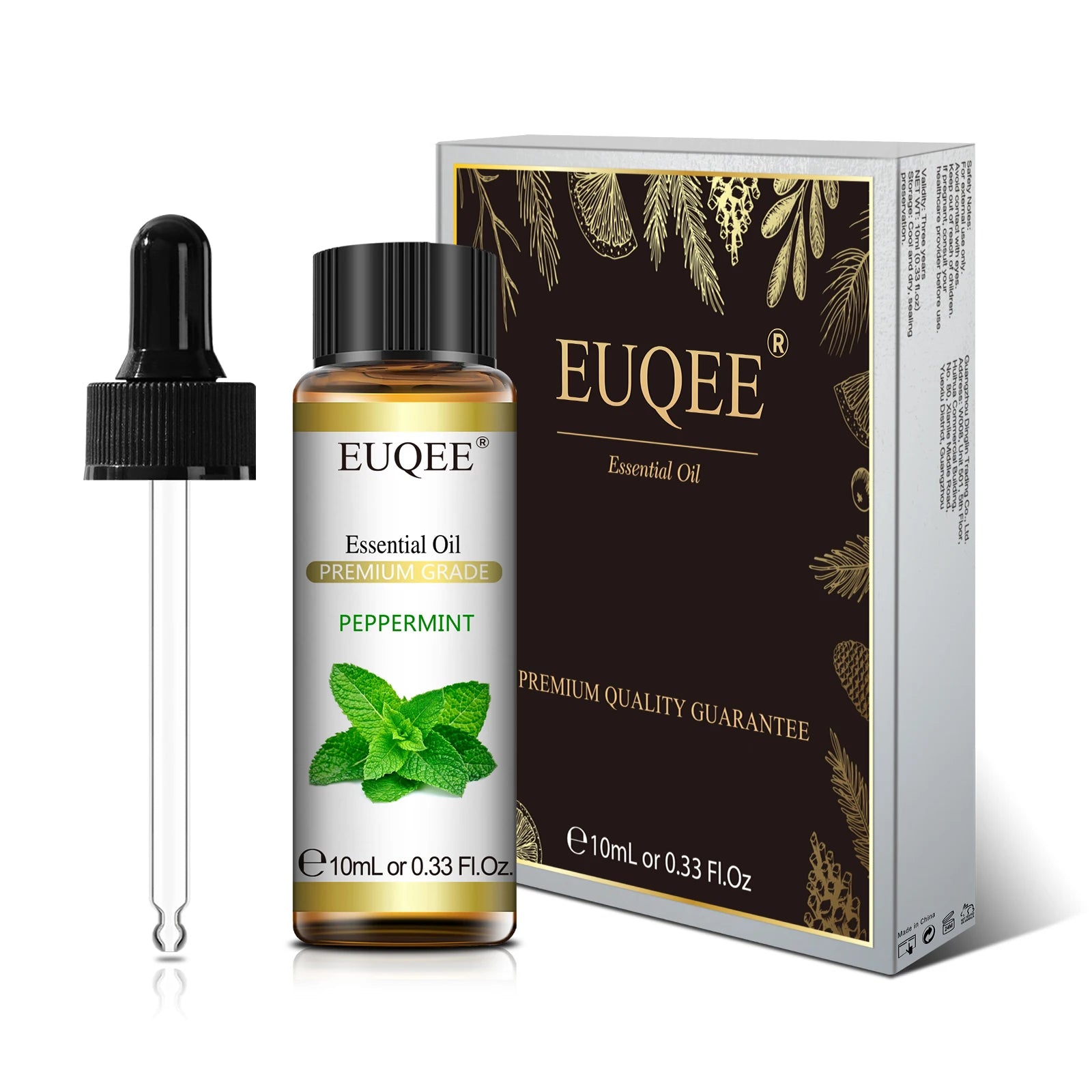 EUQEE 10ml Pure Natural Essential Oil Lavender Jasmine Eucalyptus Vanilla Sandalwood Sweet Orange Lemon Oregano Neroli Fragrance - Smarsty