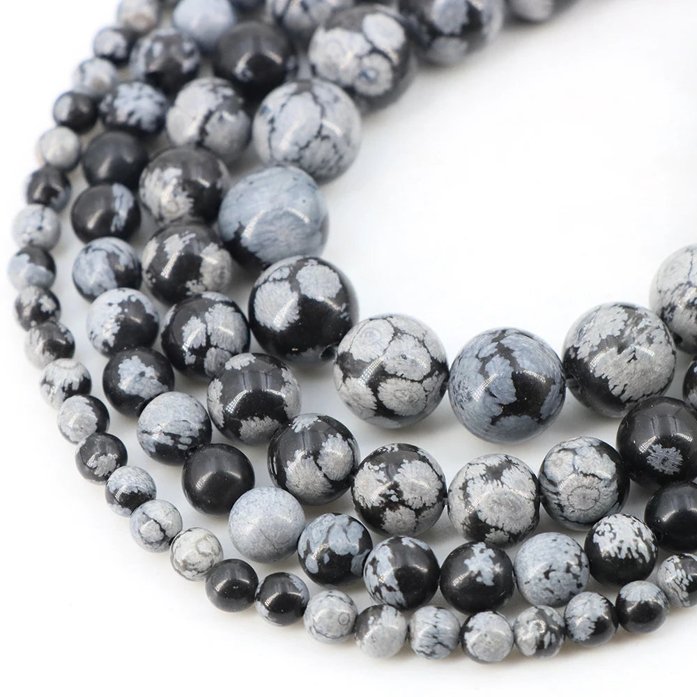 Natural Stone Beads Blue Tiger Eye Crystal Amethyst Rose Quartz Gemstone Bead for Jewelry Making Bracelet Necklace 4/6/8/10MM - Smarsty