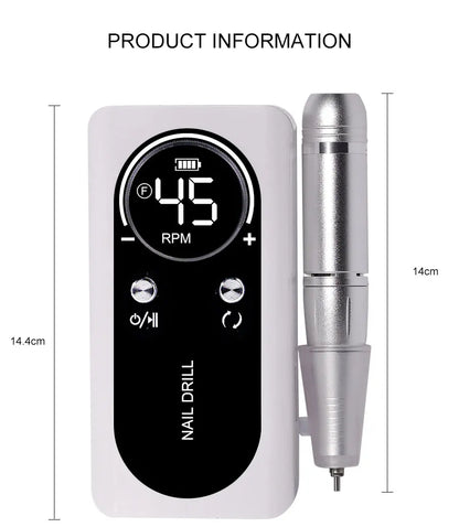 Professional Electric Nail Drill Machine for Manicure - Smarsty
