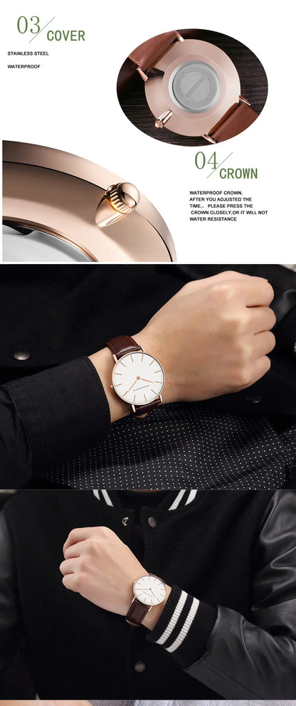 Waterproof Japan Quartz Wrist Watch For Men - Smarsty