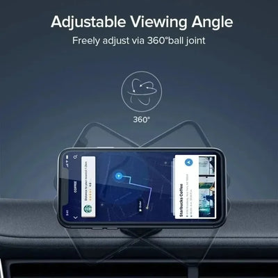 360 Degree Rotation Magnetic Car Phone Holder for iPhone - Smarsty