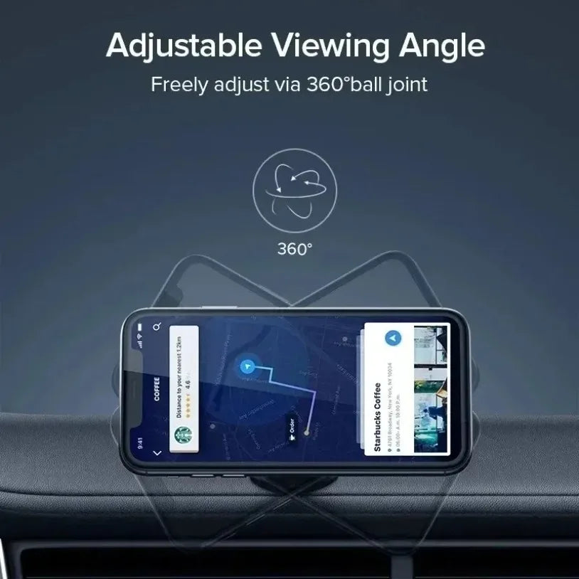 360 Degree Rotation Magnetic Car Phone Holder for iPhone - Smarsty