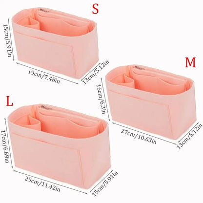 Felt Purse Organizer Insert For Handbag Keeps It Tidy - Smarsty