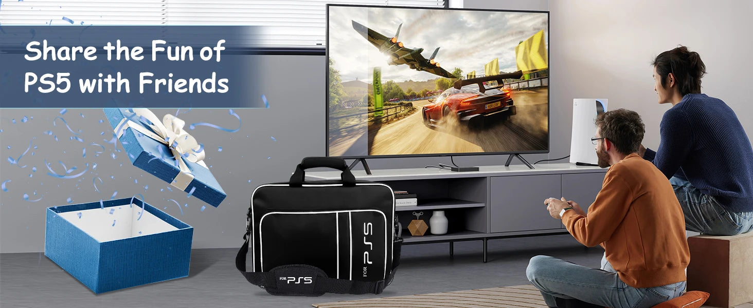PS5 Travel Case with Efficient Storage and Protection - Smarsty
