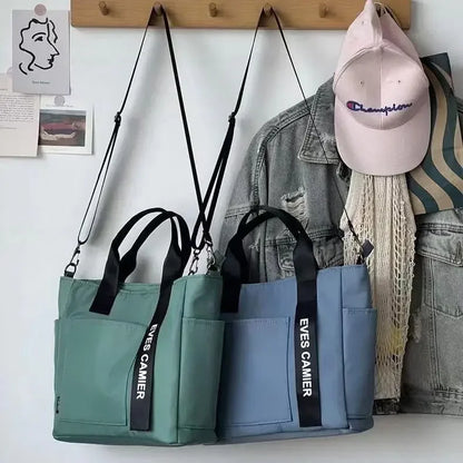 Casual Large Capacity Tote Bag Nylon Waterproof Everyday - Smarsty