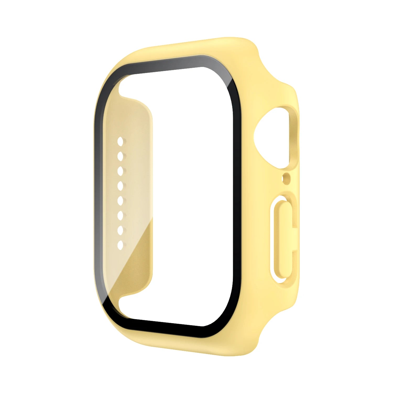 Tempered Glass+Case For Apple Watch 38mm 40mm 41mm 42mm 44mm 45mm 46mm Screen Protector Protective Cover iWatch 10 8 7 9 6 SE 5 - Smarsty