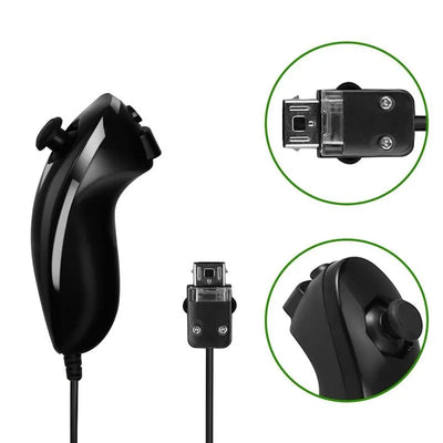 Wired Nunchuck Controller for Nintendo Wii Gaming - Smarsty