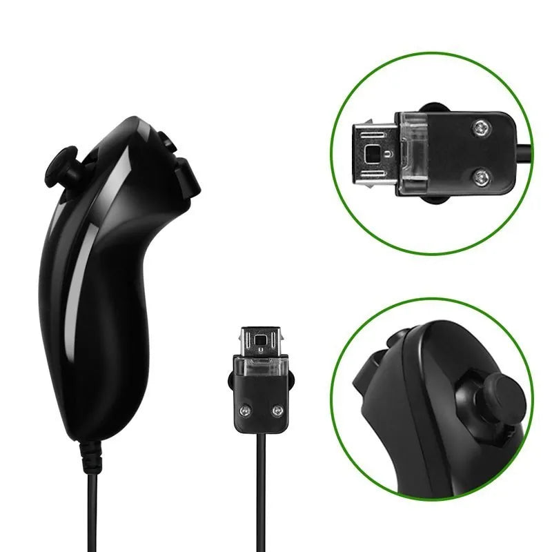 Wired Nunchuck Controller for Nintendo Wii Gaming - Smarsty
