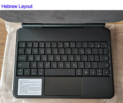 Magic Keyboard for iPad 11th Gen Backlit Magnetic Folio - Smarsty