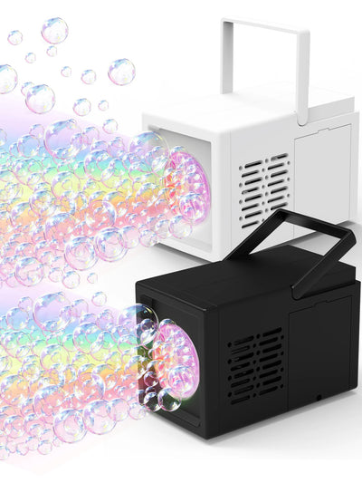 10 hole fully automatic bubble blowing handheld electric bubble machine toy outdoor birthday without battery and bubble water - Smarsty