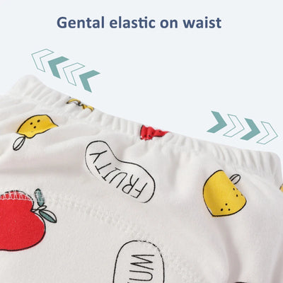 4PCS Baby Waterproof Diapers Pee Shorts Underwears Reusable Soft Ecological Cotton Toddler Potty Training Pants For Boys Girls by Smarsty