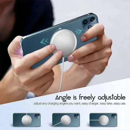 Strong Magnetic Wireless Charger 15W For iPhone And AirPods - Smarsty