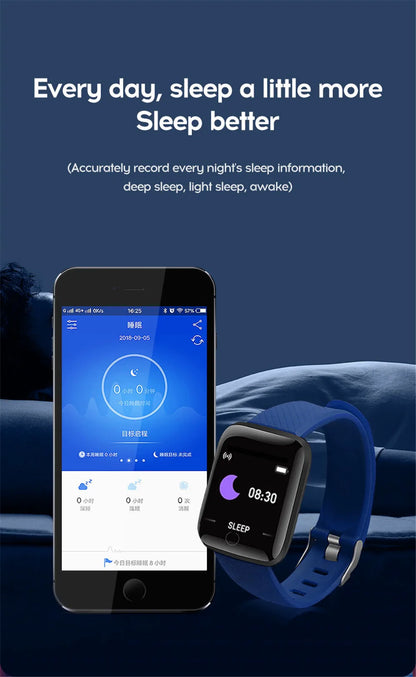 Smartwatch Fitness Tracker with Music Control and Pedometer - Smarsty
