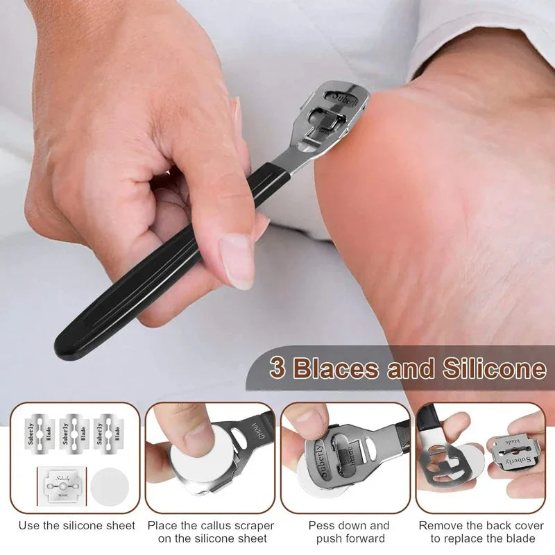 27PCS Stainless Steel Foot Care Kit for Smooth Skin - Smarsty