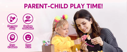 JOYFY Headband Making Kit for Girls Kids Headbands DIY Hair Accessories Make Your Own Hair Accessories for Kid Birthday Gifts