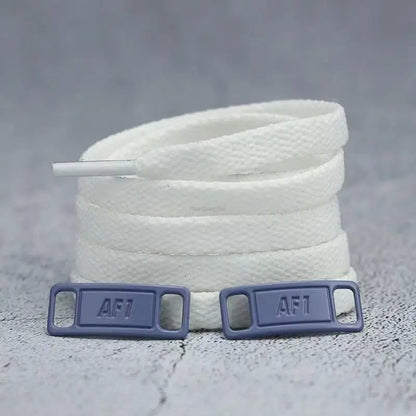 4Pcs AF1 Shoelaces Black White Flat laces and Shoe Decoration Suit Sneaker Shoelace Air Force one Shoes Accessories - Smarsty