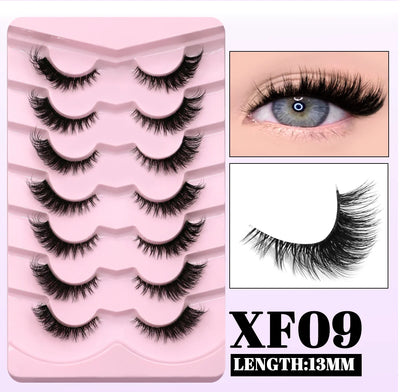 GROINNEYA Winged Cat Eye Faux Mink Lashes - Smarsty