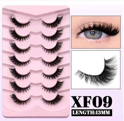 GROINNEYA Winged Cat Eye Faux Mink Lashes - Smarsty