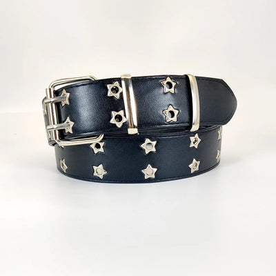 Unisex Punk Rock Double Hole Large Size Belt - Smarsty