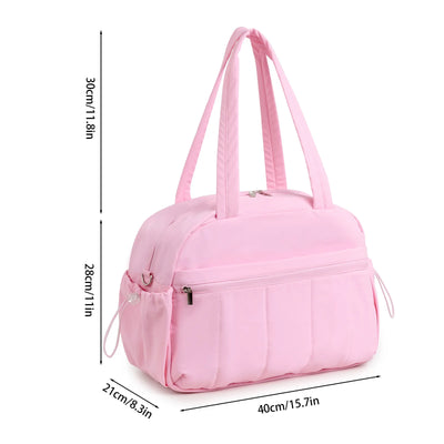 Baby Diaper Bag Travel Duffel Bags Gym Bag Women with Waterproof Hand Luggage Airport Cabin Bags Mom Stroller Maternity Totes by Smarsty