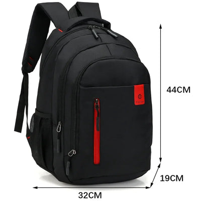 Men's Backpacks Oxford Waterproof Rucksack Business Computer Bag Casual Travel Backpack Senior High School Student Schoolbag - Smarsty