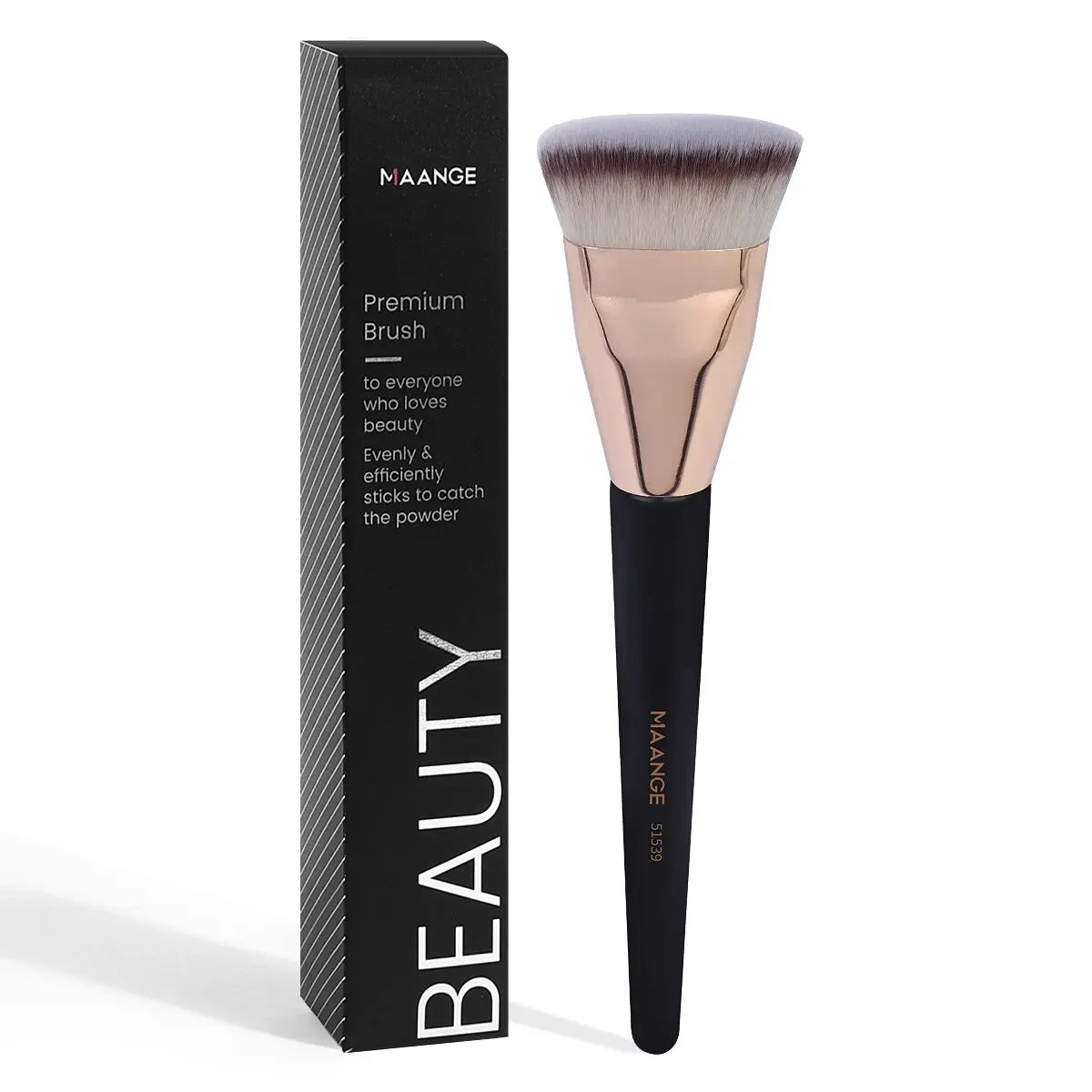 MAANGE Flat Round Makeup Brush for Flawless Application - Smarsty