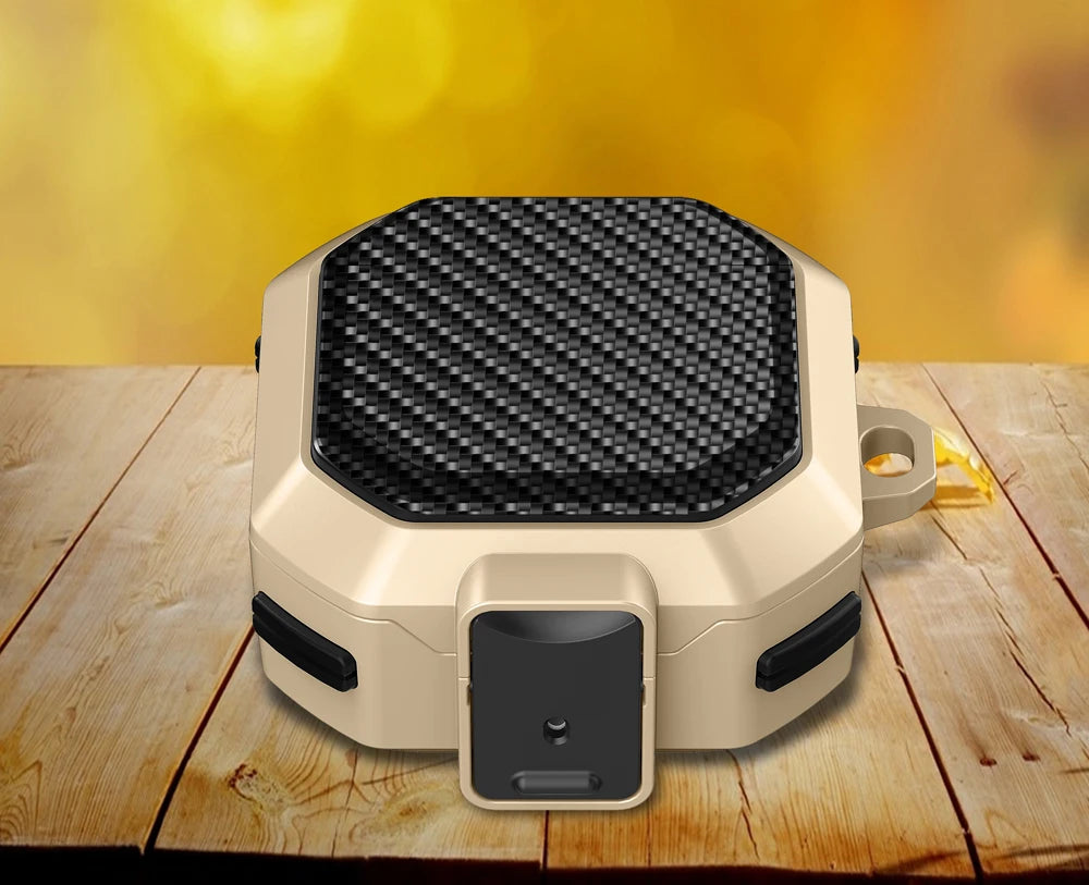 Carbon Fiber Earphone Case With Full Protection - Smarsty
