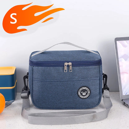 Insulated Lunch Bag With Shoulder Strap Waterproof Design - Smarsty