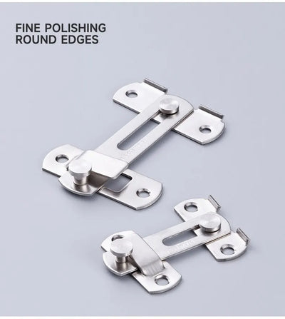 Sliding Barn Door Latch Sliding Right Angle Door Latch Door Bolt Wine Cooler Closet Window Door Latch Plug Baby Safety Latch - Smarsty