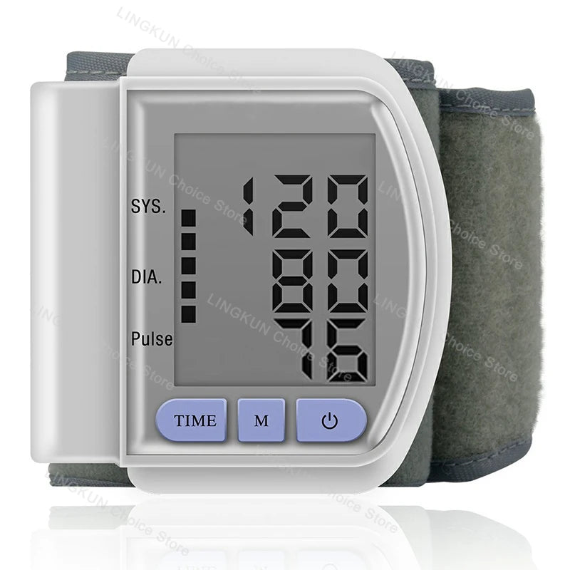 Digital Blood Pressure Monitor with Wrist Cuff - Smarsty