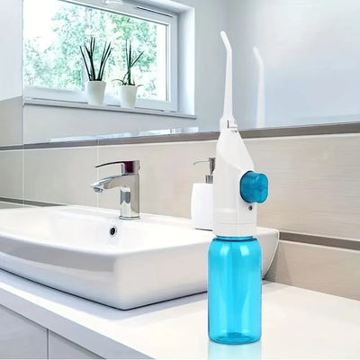 Household High Pressure Oral Irrigator Portable Teeth Clean Water Dental Floss Manual High Pressure Water Toothpick - Smarsty