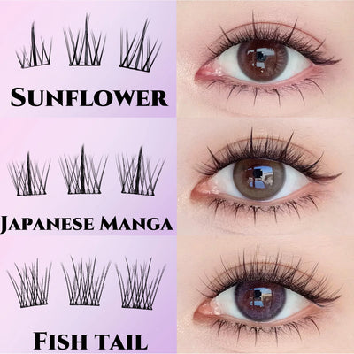 Miaojie No-Glue False Eyelashes for Easy Application - Smarsty
