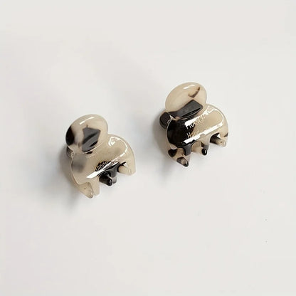 Mini Acetate Hair Claws Set Secure Cute Elegant Clips - Smarsty