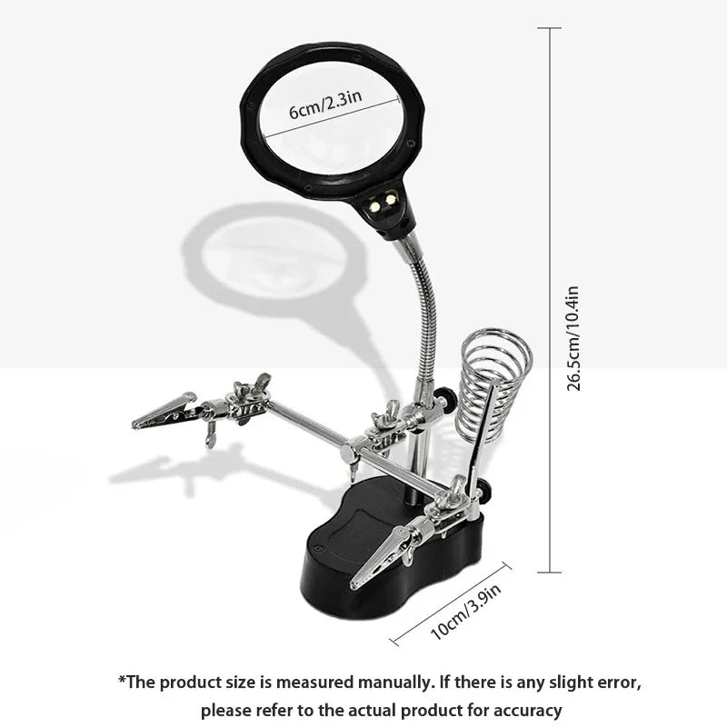 Lighted Magnifying Glass Repair Tool for Mobile Devices - Smarsty