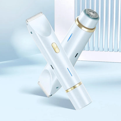 Women Hair Removal Razor Electric Epilator Portable Painless Pubic Legs Body Hair Trimmer for Ladies Bikini Underarms Legs Hair