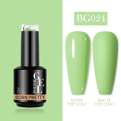 Born Pretty Milky Pink Rubber Base Gel Polish 15ml Self Leveling Formula - Smarsty