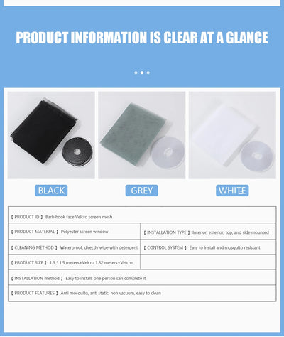 Self Adhesive Window Mosquito Net For Easy Installation - Smarsty