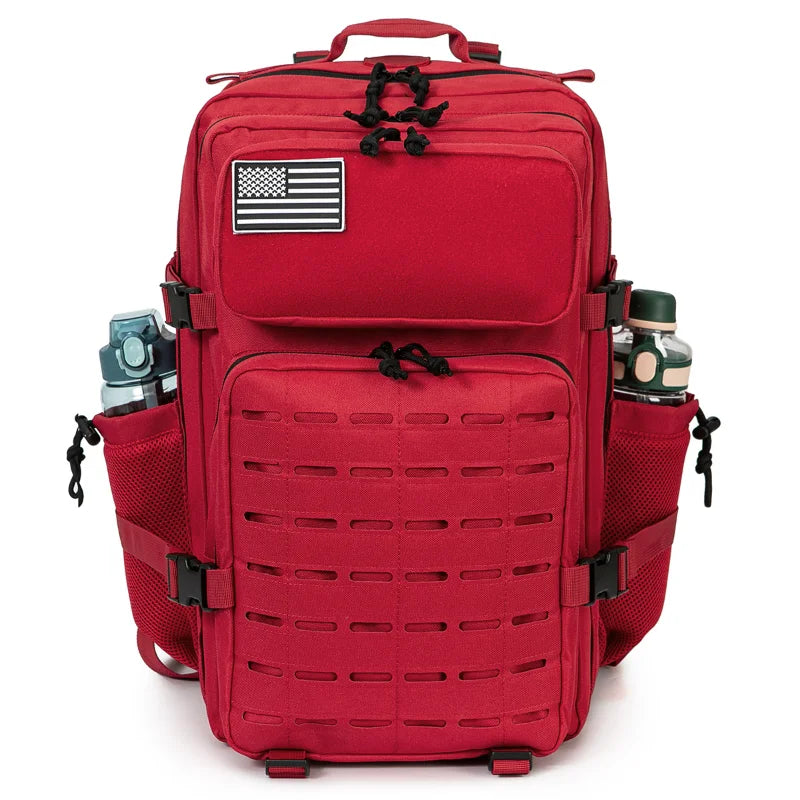 45L Tactical Backpack survival Bag Hunting MOLLE Backpack GYM For Men EDC Outdoor Hiking Rucksack Witch Bottle Holder - Smarsty