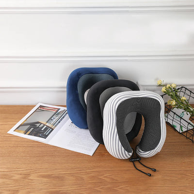 Soft Memory Foam Travel Neck Pillow with U Shape Design - Smarsty