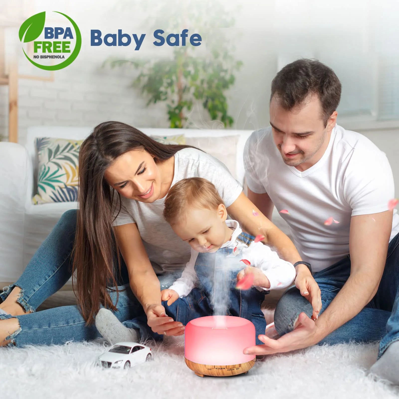 500ML Aroma Diffuser with Remote Control for Home - Smarsty