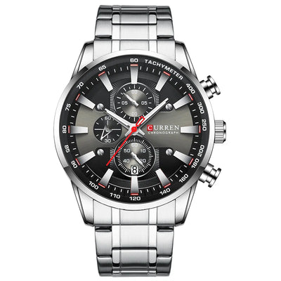 Luxury CURREN Quartz Men’s Watch Waterproof Sport Chronograph - Smarsty