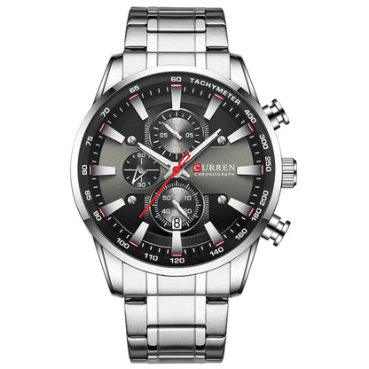 Luxury CURREN Quartz Men’s Watch Waterproof Sport Chronograph - Smarsty