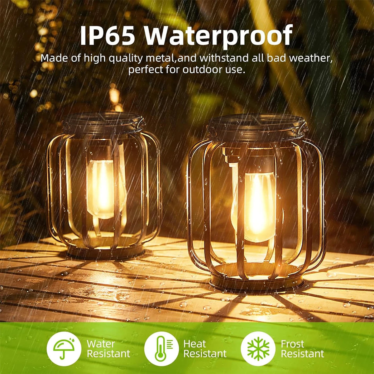 Solar LED Lanterns With Daylight Sensor For Outdoor Use - Smarsty